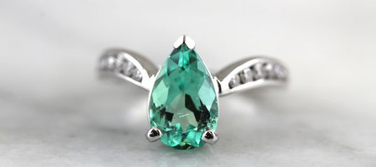 Fine Emerald and Diamond Cocktail Ring
