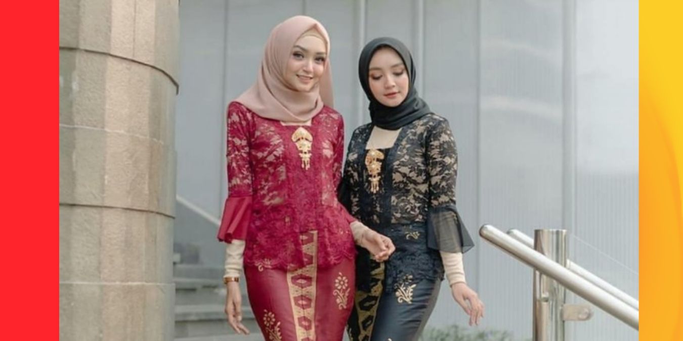 Kebaya Merah Dengan Jilbab